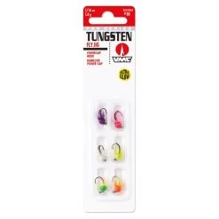 Blue Fox Tungsten Fly Jig Kit Glow (6-pack)